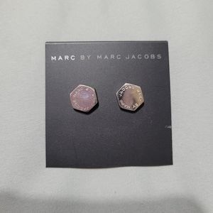 Brand new Marc Jacobs silver earrings
